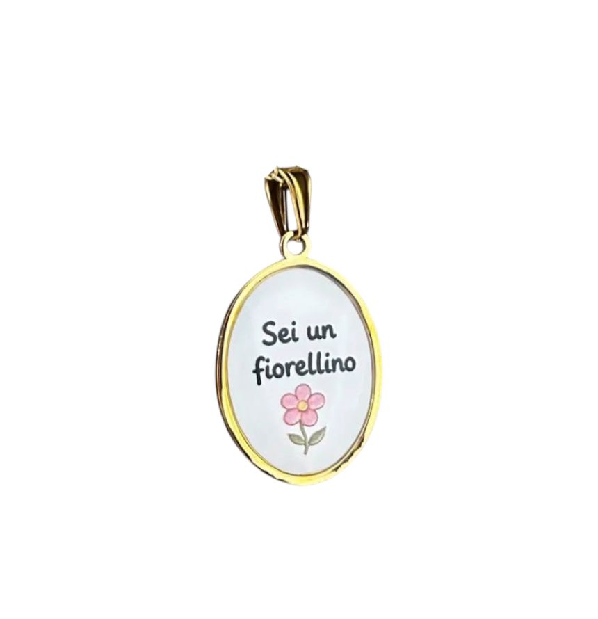 Ciondolo Cameo Sei un fiorellino