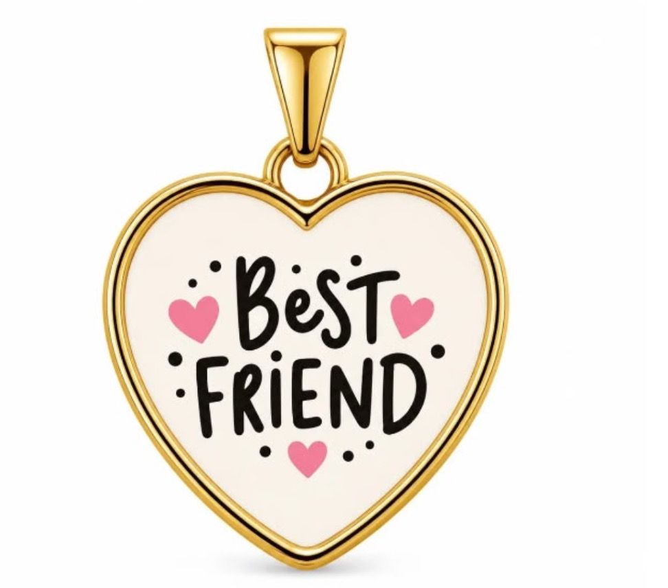 Ciondolo Cameo Cuore Best Friend