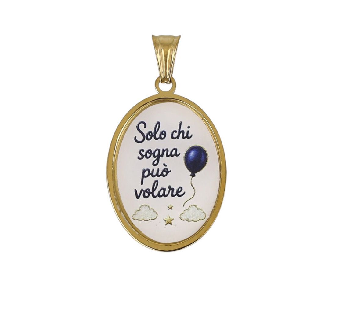 Ciondolo Cameo solo chi sogna può volare 🎈
