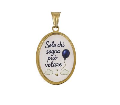 Ciondolo Cameo solo chi sogna può volare 🎈