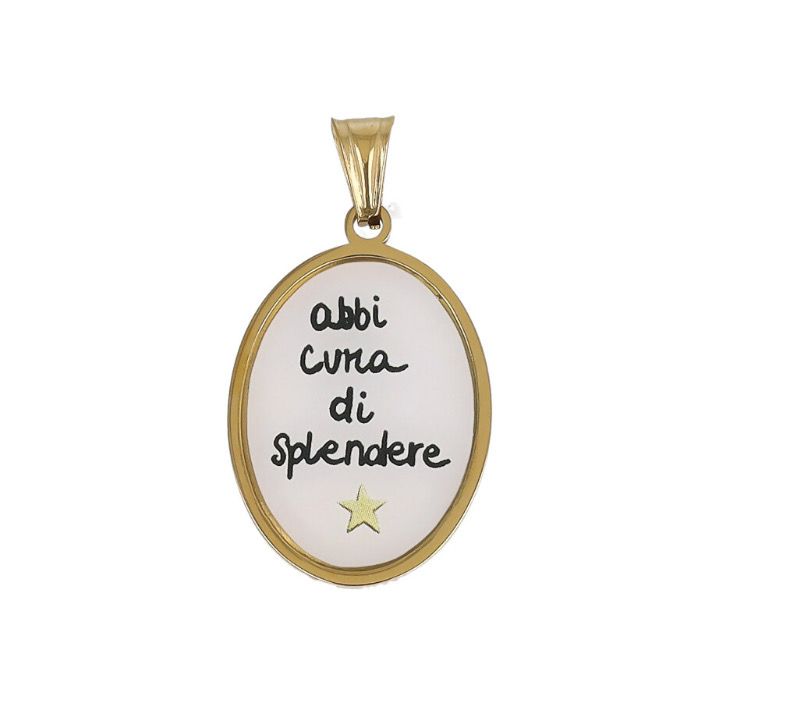 Ciondolo Cameo abbi cura di splendere ⭐️