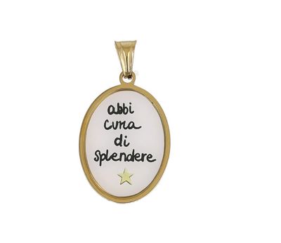 Ciondolo Cameo abbi cura di splendere ⭐️