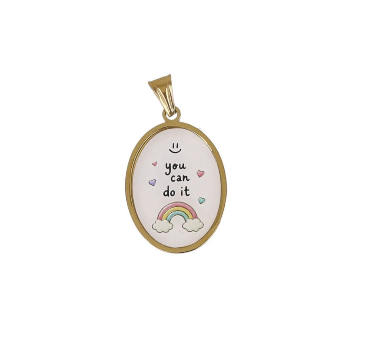Ciondolo Cameo you can do it 🌈