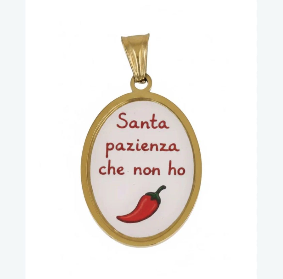 Ciondolo Cameo santa pazienza che non ho