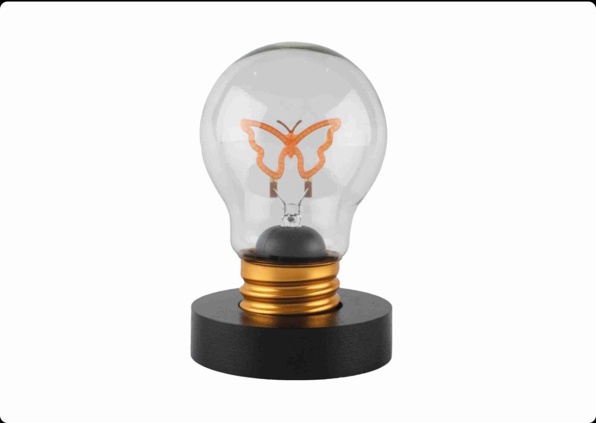 Lampada Led a forma di lampadina con base - Farfalla