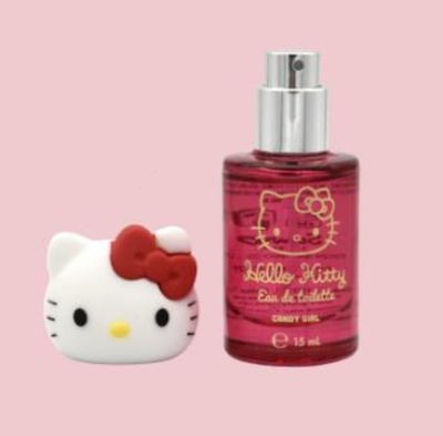 Eau de toilette Hello Kitty con tappo 3d