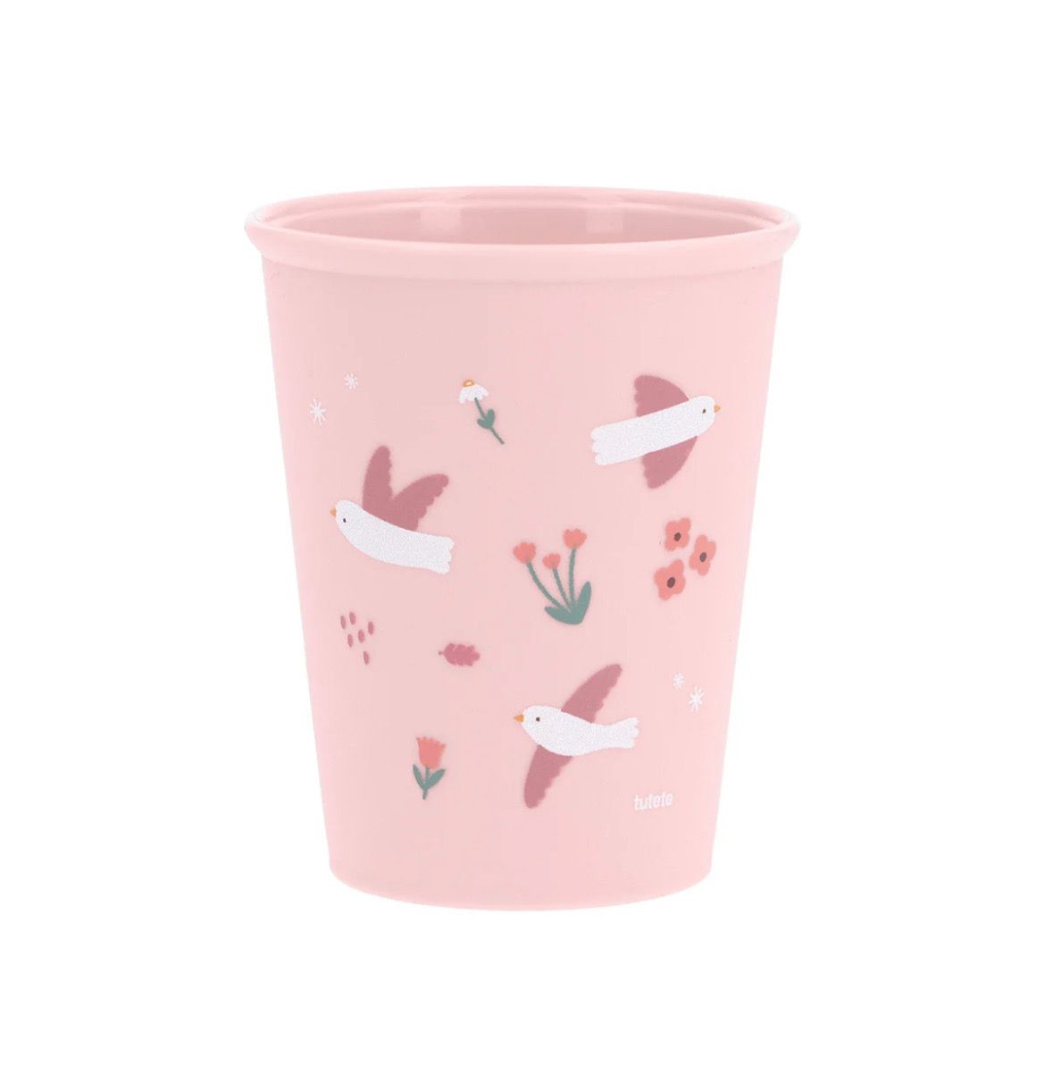 Bicchiere rosa garden disegno a colori Tutete