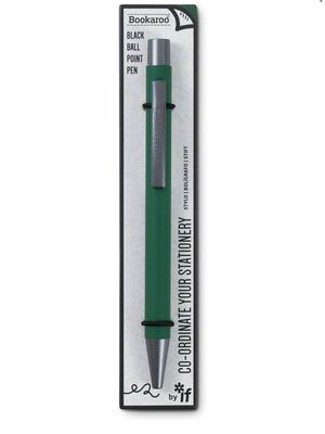 Penna a sfera, inchiostro nero, verde foresta Bookaroo