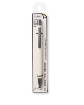 Penna a sfera, inchiostro nero, beige Bookaroo