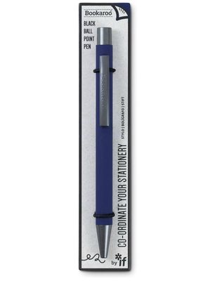 Penna a sfera, inchiostro nero, blu Bookaroo