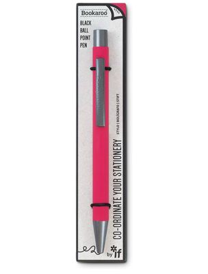 Penna a sfera, inchiostro nero, magenta Bookaroo
