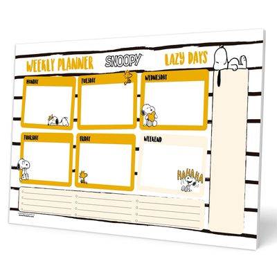 Planner Settimanale da Tavolo A4 Snoopy
