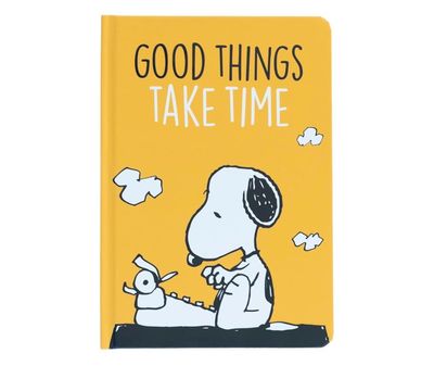 Quaderno A5 Snoopy good things take time