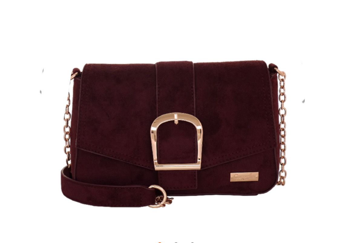 BORSA A TRACOLLA S SOFT BURGUNDY 29695 Camomilla Milano