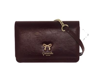 GIFT BOX Camomilla Milano BORSA PORTAFOGLIO BURGUNDY 32333