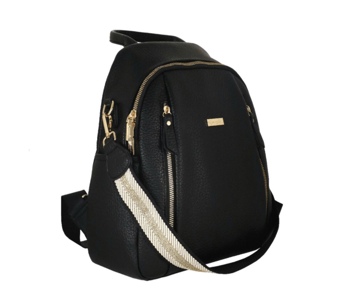 ZAINO CASUAL FRIZZY NERO 32685 Camomilla Milano