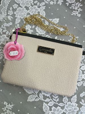 Tracollina piatta Camomilla Milano finto tricot PANNA 28161