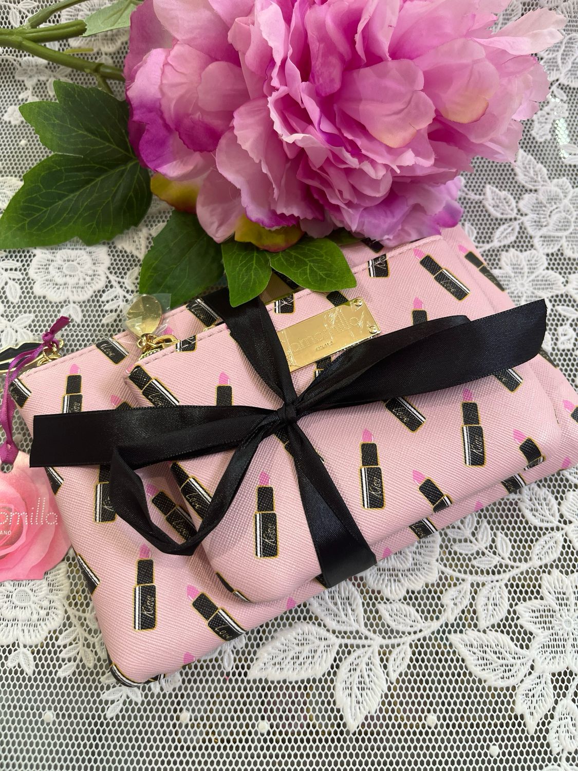 SET BUSTE DUO M BEAUTY LIPSTICK rosa 28870