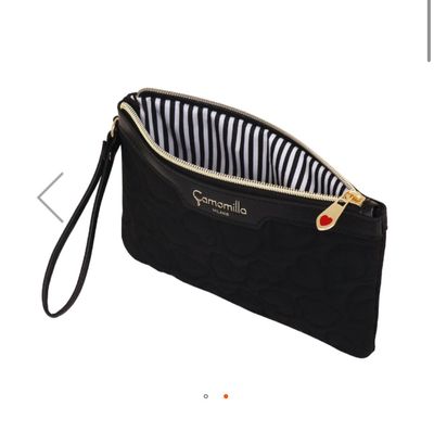 BUSTA PIATTA POLSO M LOVE IS ALL NERO Camomilla Milano 28475