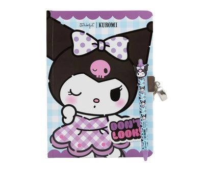 Diario segreto + penna cancellabile Kuromi in confezione regalo Don't Look!