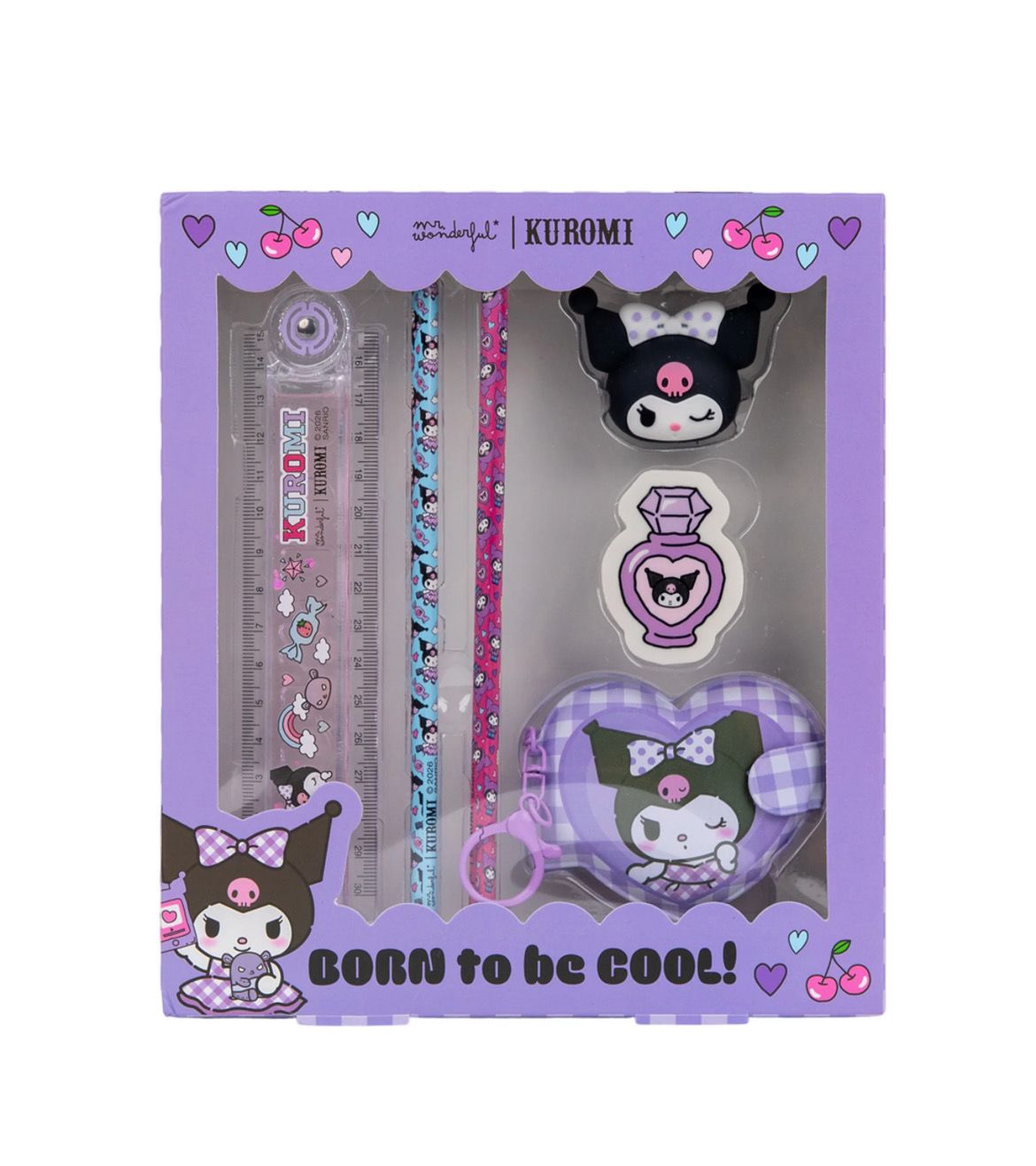 Set da scrittura Mr Wonderful  Kuromi – Born to Be Cool!
