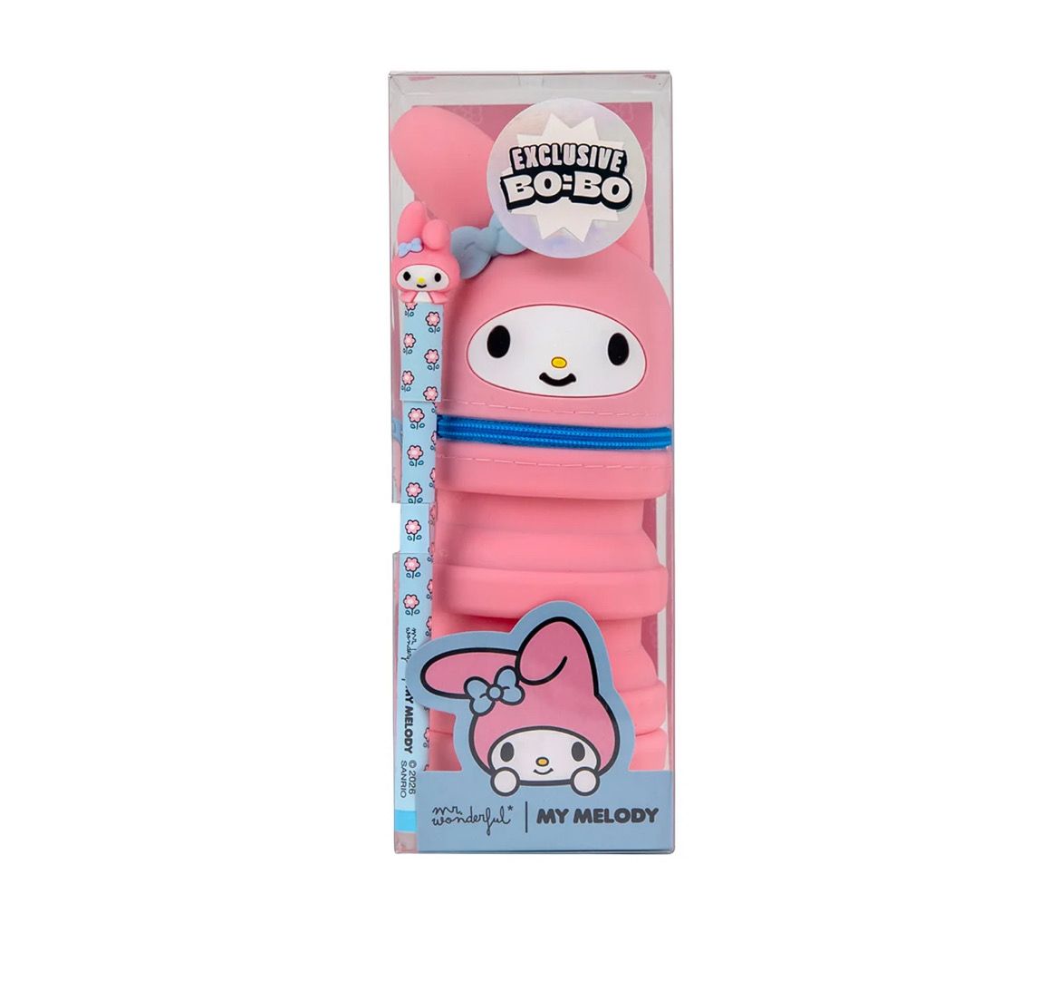Astuccio estensibile in silicone + penna cancellabile Bo-Bo - My Melody Mr Wonderful