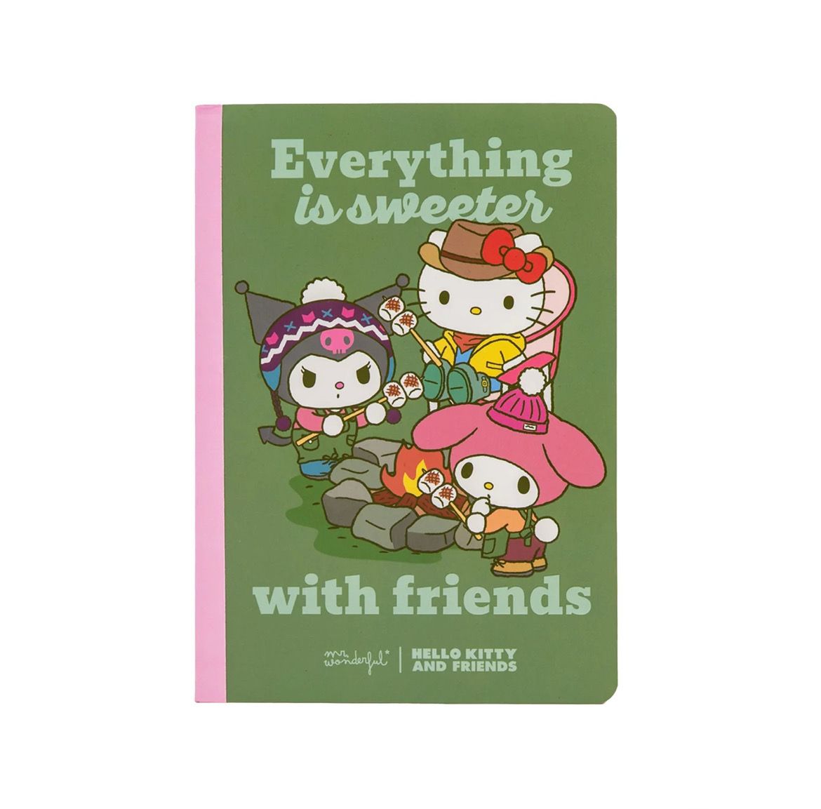 Quaderno a righe A5 Hello Kitty and Friends - Everything Is Sweeter with Friends