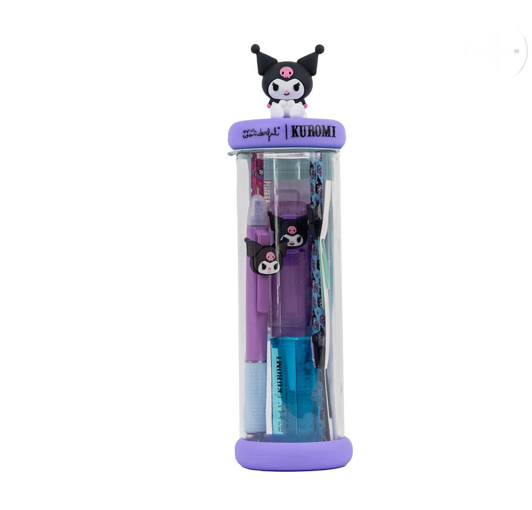 Set da scrittura Mr Wonderful con charm - Kuromi