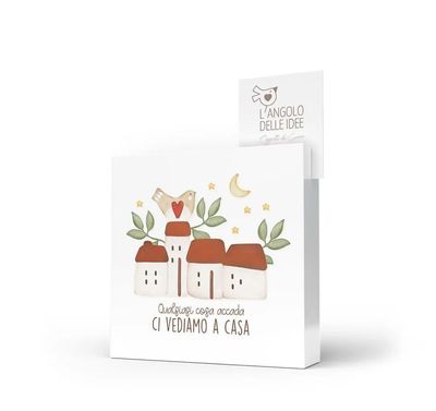 Quadro portaricordi - Qualsiasi cosa accada ci vediamo a casa