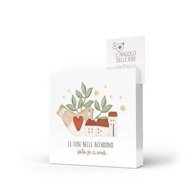 Quadro portaricordi - Le cose belle accadono solo se ci credi