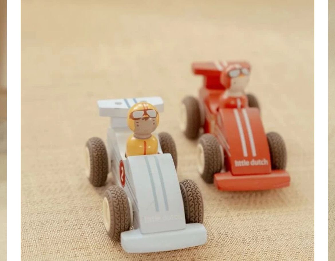 Macchinine da corsa Little Dutch con personaggi  LD2526