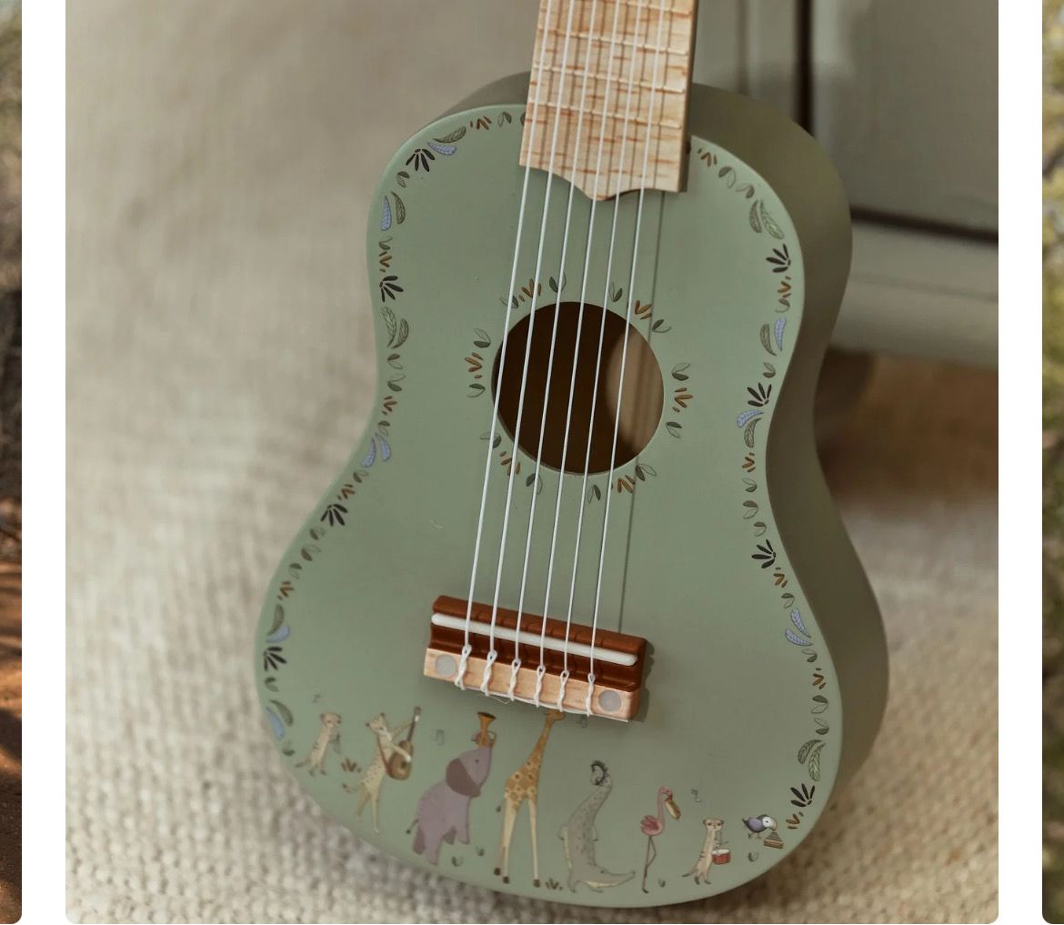 Chitarra verde in legno Little Dutch 7470
