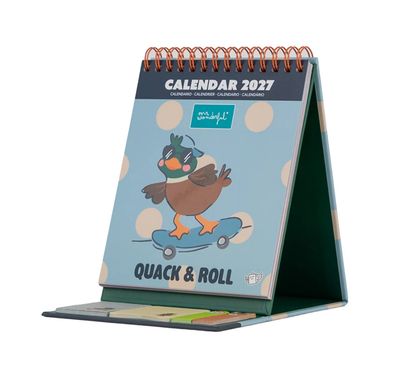 Calendario da scrivania 2027 - Quack &amp; Roll Nr Wonderful