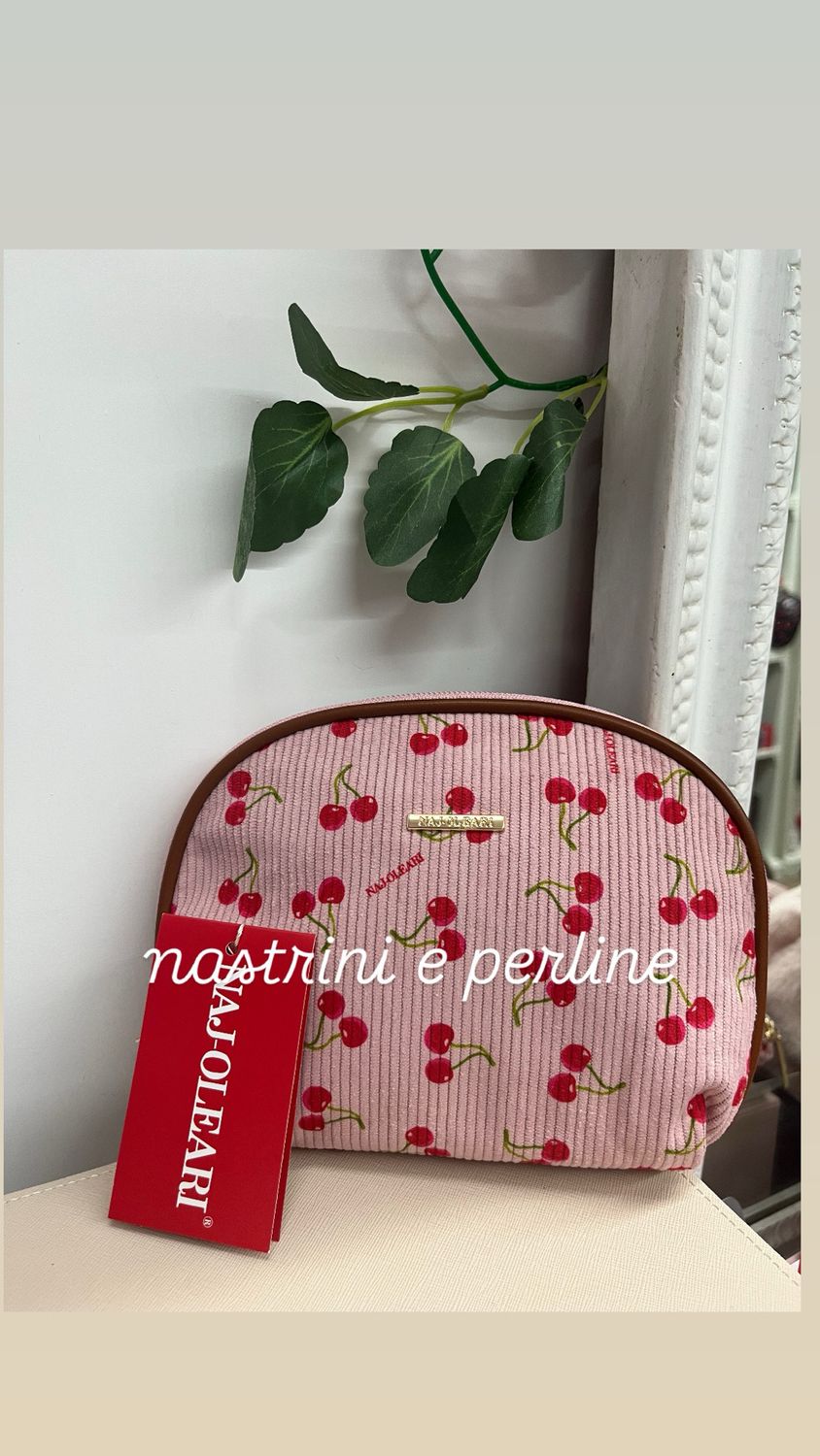 Beauty tondo cherry fondo rosa Naj-oleari