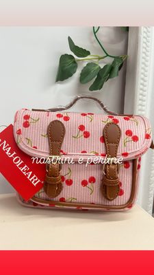 Cartella mini cherry fondo rosa Naj-Oleari cod. 61158
