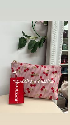 Necessaire Naj-Oleari cherry fondo rosa