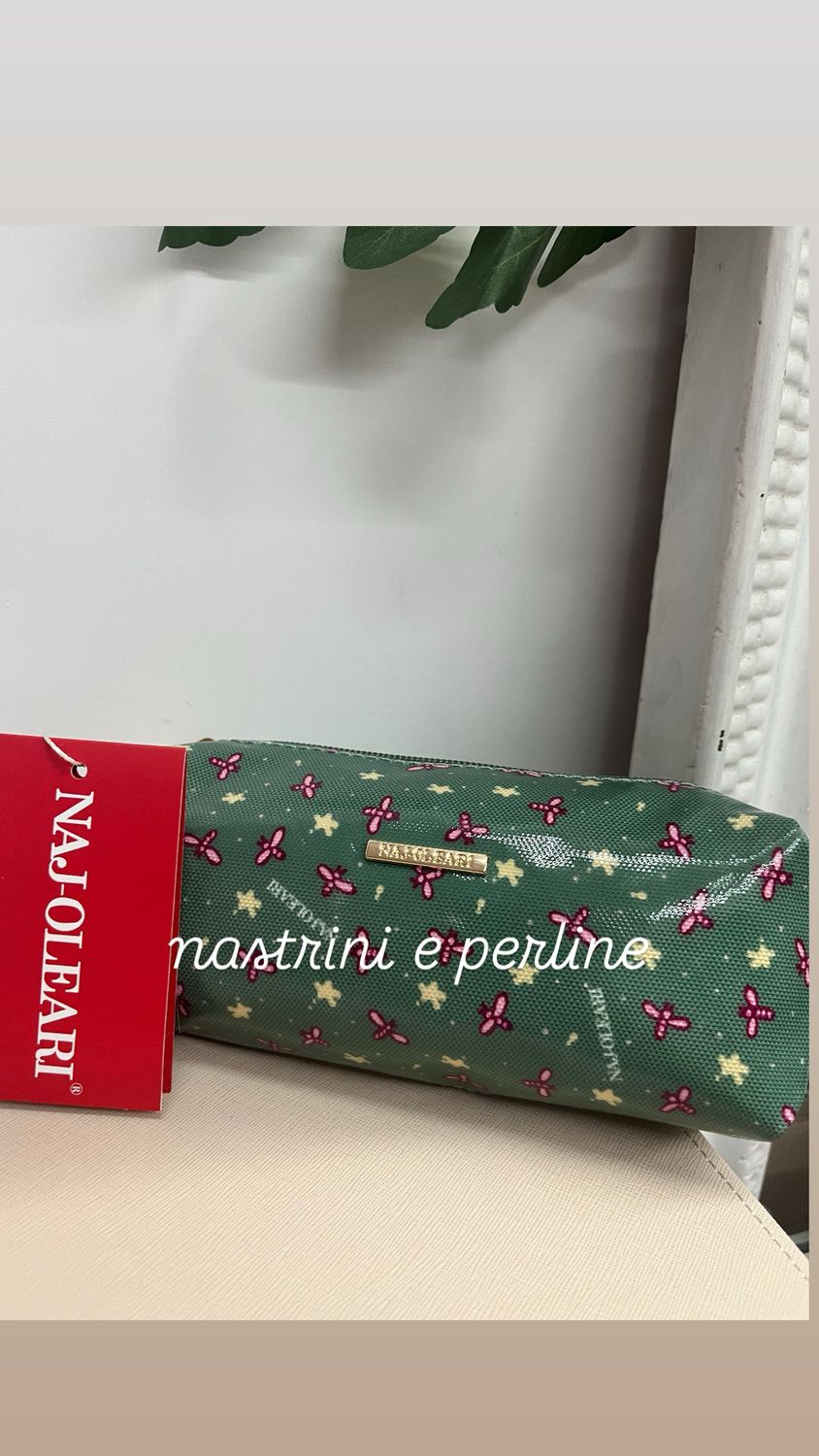 Astuccio Naj-Oleari apine fondo verde salvia