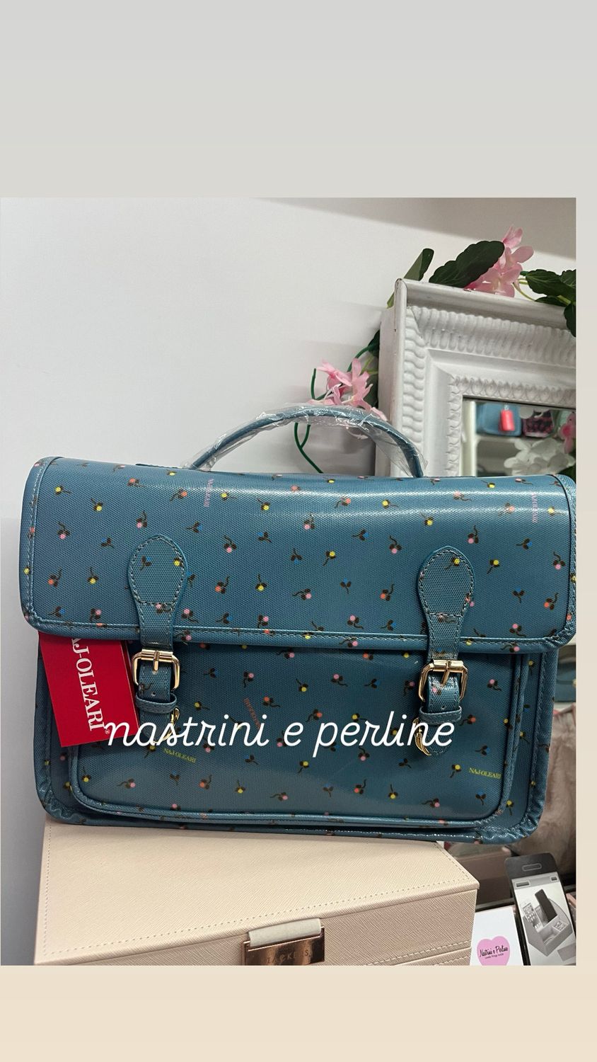 Cartella giorno Dotty fondo celeste Naj-Oleari cod. 61482