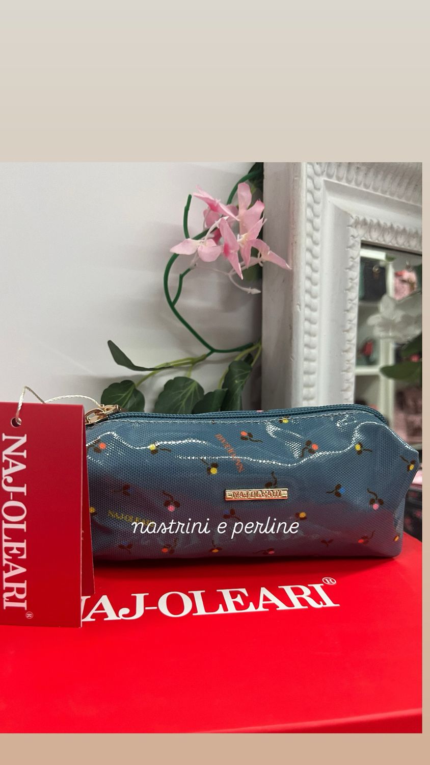 Astuccio Naj-Oleari Dotty fondo celeste