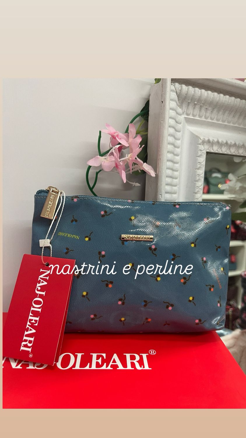 Necessaire Naj-Oleari Dotty fondo celeste