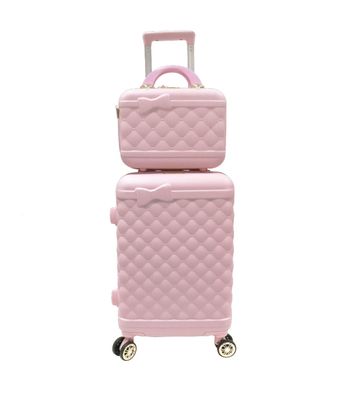 SET VALIGERIA 2PZ RIBBON BABY PINK ROSA Camomilla Milano 17240
