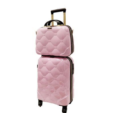 SET VALIGERIA 2PZ BUBBLE PINK ROSA Camomilla Milano cod 20119