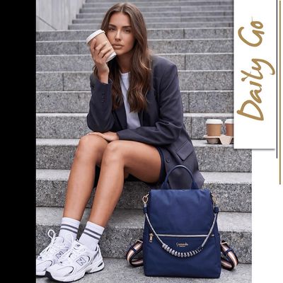Zaino No Season blu Camomilla Milano cod 37865