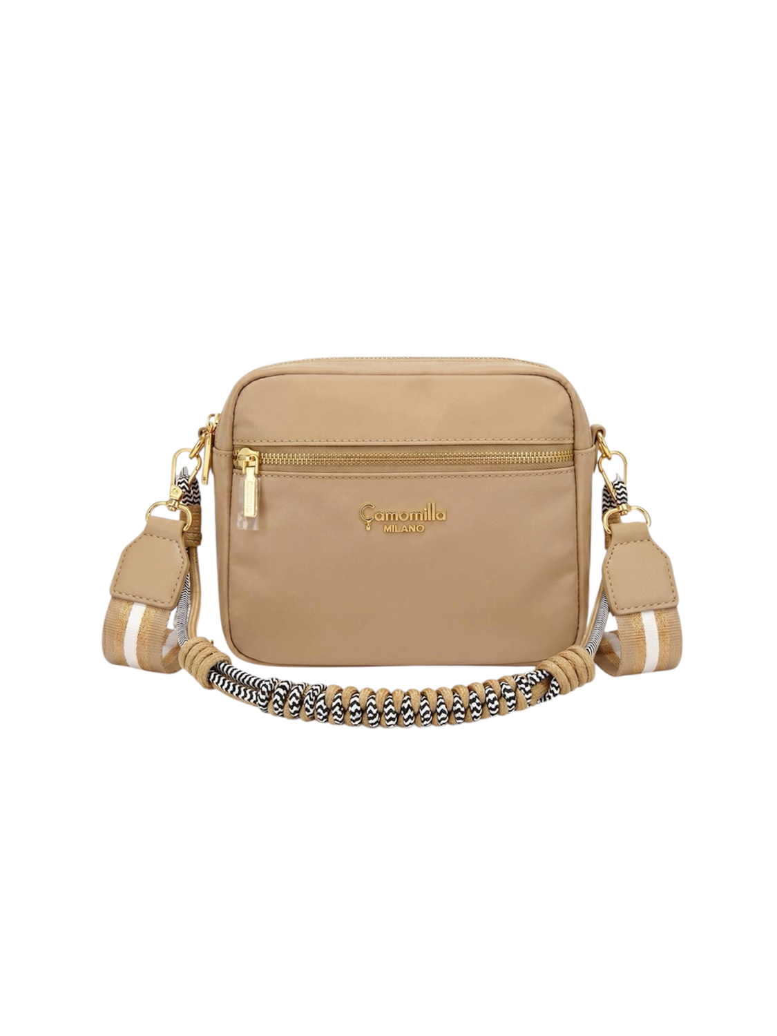 Borsa a tracolla No Season beige Camomilla Milano cod 37928
