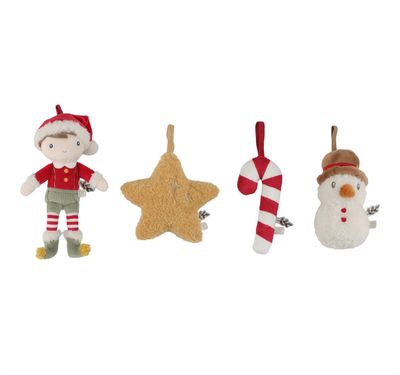 Set 4 decorazioni natalizie Little Dutch LD4877
