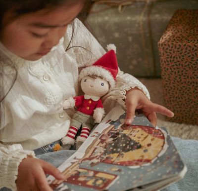Libro  di Natale con elfo Jim Little Dutch LD4872