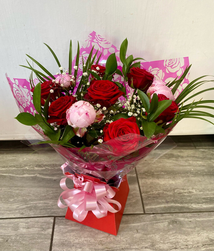Peony And Rose Bouquet