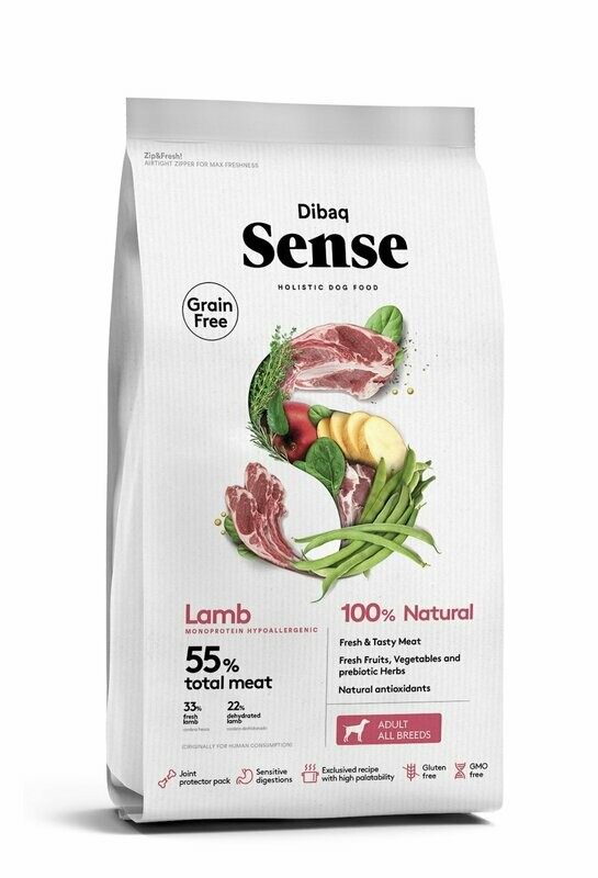 Sense Grain Free - Adult Cordero 2kg