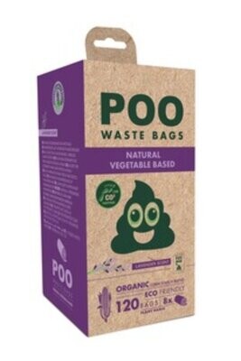 Poo Eco Bags Lavanda 120unid