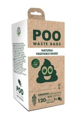 Poo Eco Bags Natural 120unid